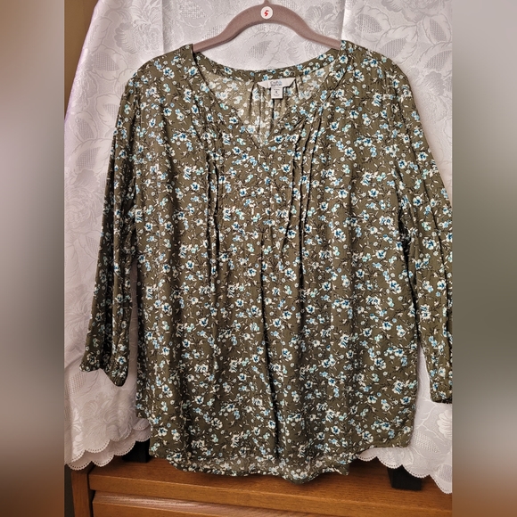 BUY 3, get 1 FREE (SEE DETAILS), Croft and Barrow Blouse, (308) - Picture 6 of 8